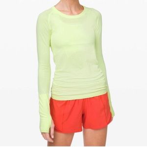 Lululemon 💛 Swiftly Long Sleeve Size 2